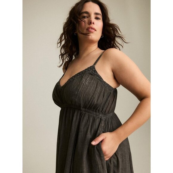 Torrid Black Sleeveless Tiered Maxi Dress - Picture 2 of 4